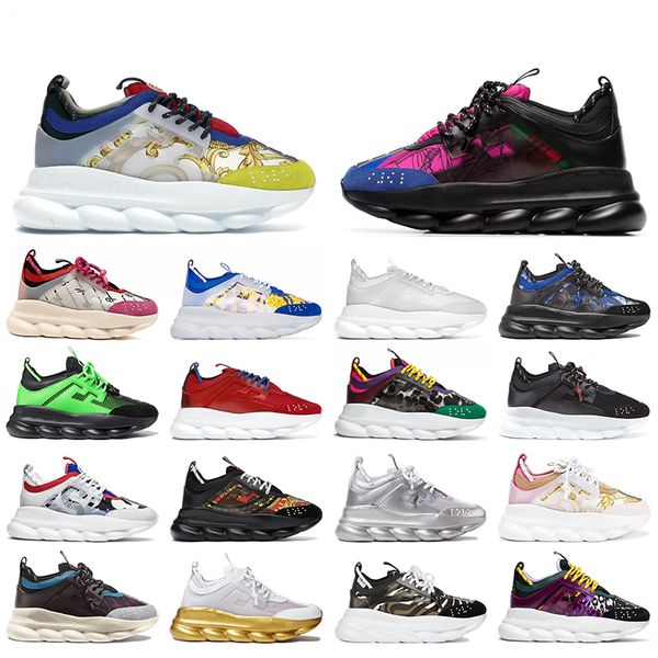 og aaa+ mens women designer chain reaction shoes pink black multi-color suede white fluo barocco gold leopard platform loafers casual sneake
og aaa+ mens women designer chain reaction shoes pink black multi-color suede white fluo barocco gold leopard platform loafers casual sneake
