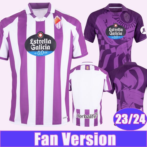 23 24 real valladolid mens soccer jerseys . perez sergio leon monchu . olaza amallah kenedy escudero home white purple away football shirt, Black;yellow
23 24 real valladolid mens soccer jerseys . perez sergio leon monchu . olaza amallah kenedy escudero home white purple away football shirt, Black;yellow