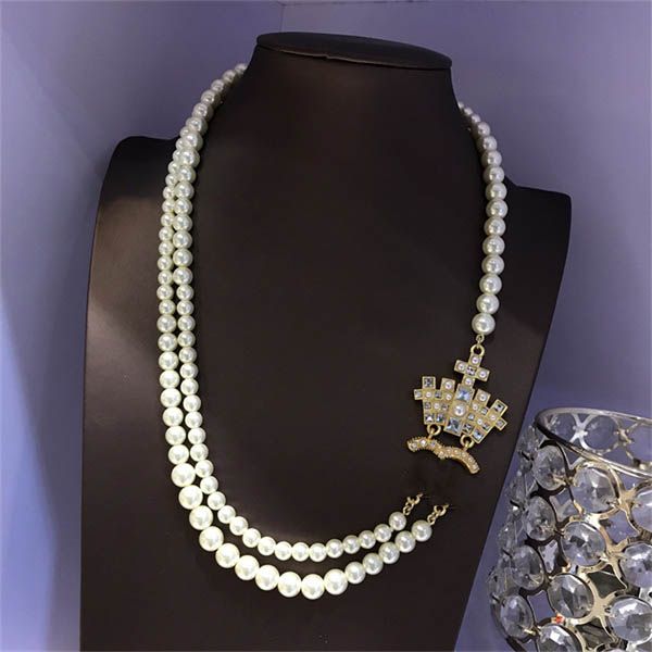 sweater chain pendant necklaces for lady women ccity brand jewelry designer luxury c logo autumn and winter choker pearl long-chain 790, Silver
sweater chain pendant necklaces for lady women ccity brand jewelry designer luxury c logo autumn and winter choker pearl long-chain 790, Silver