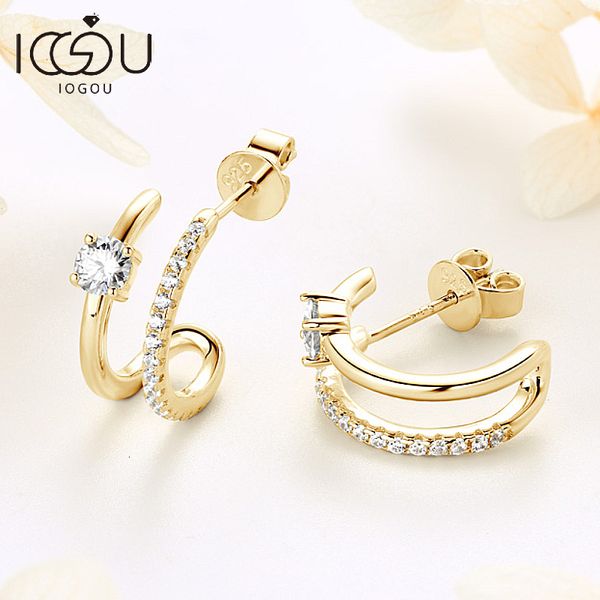 ear cuff iogou d stud earrings for women girls 925 silver original certified jewelry half hoop huggie open c shaped 230822
ear cuff iogou d stud earrings for women girls 925 silver original certified jewelry half hoop huggie open c shaped 230822