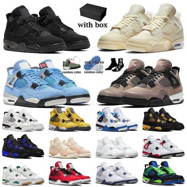 4 4s iv with box men basketball shoes university blue taupe haze sail black cat sb x pine green pn dust white oreo mens women outdoor sneake
4 4s iv with box men basketball shoes university blue taupe haze sail black cat sb x pine green pn dust white oreo mens women outdoor sneake