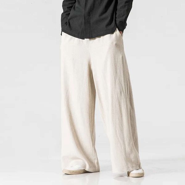 mens nature cotton linen baggy trousers men casual solid straight loose pants plus size wide leg pantalon hombre, Black
mens nature cotton linen baggy trousers men casual solid straight loose pants plus size wide leg pantalon hombre, Black