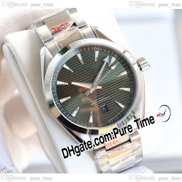 41mm aqua terra 150m a8500 automatic mens watch 220 10 41 21 10 001 green texture dial cnc stainless steel bracelet gents watches 213p, Slivery;brown
41mm aqua terra 150m a8500 automatic mens watch 220 10 41 21 10 001 green texture dial cnc stainless steel bracelet gents watches 213p, Slivery;brown