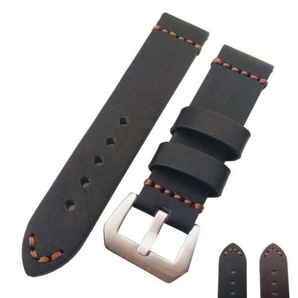 new hq genuine leather thick black or brown watch band strap 22mm 24mm 26mm265n, Black;brown
new hq genuine leather thick black or brown watch band strap 22mm 24mm 26mm265n, Black;brown