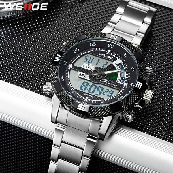 weide digital display mens sport hours luxury business military stainless steel strap quartz wristwatch clock relogio masculino3223, Slivery;brown
weide digital display mens sport hours luxury business military stainless steel strap quartz wristwatch clock relogio masculino3223, Slivery;brown