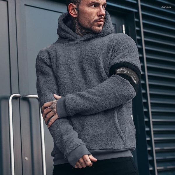 men's hoodies 2023 autumn hooded plush long sleeve casual fashion sports sweater 3pik, Black
men's hoodies 2023 autumn hooded plush long sleeve casual fashion sports sweater 3pik, Black
