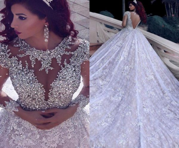 gorgeous saudi arabic long sleeve wedding dresses beaded crystal bodies lace cathedral train plus size bridal gowns vestidos de no4657219, White
gorgeous saudi arabic long sleeve wedding dresses beaded crystal bodies lace cathedral train plus size bridal gowns vestidos de no4657219, White