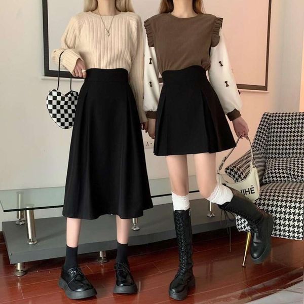 pounds fat black skirt female word short high waist slim drooping medium long hip wrap
pounds fat black skirt female word short high waist slim drooping medium long hip wrap