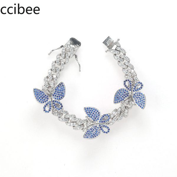 charm bracelets copper gold plated custom butterfly bracelet cuban chain hip hop personality fashion temperament 230822, Golden;silver
charm bracelets copper gold plated custom butterfly bracelet cuban chain hip hop personality fashion temperament 230822, Golden;silver