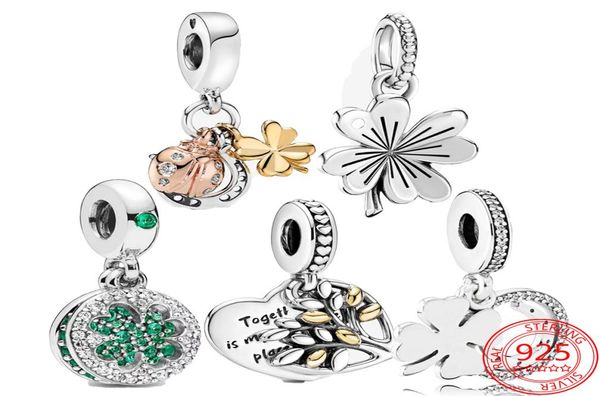 the newly popular 100 % 925 sterling silver garden series of lucky four -leaf pendant charm is suitable for ms. 's bracelet fashion jew, Bronze;silver
the newly popular 100 % 925 sterling silver garden series of lucky four -leaf pendant charm is suitable for ms. 's bracelet fashion jew, Bronze;silver