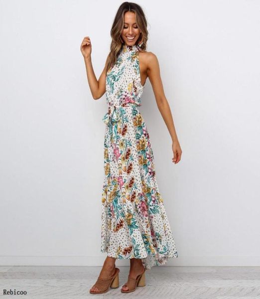 casual dresses boho floral print halter long dress women backless summer high waist beach maxi womens vestidos femme9376972, Black;gray
casual dresses boho floral print halter long dress women backless summer high waist beach maxi womens vestidos femme9376972, Black;gray