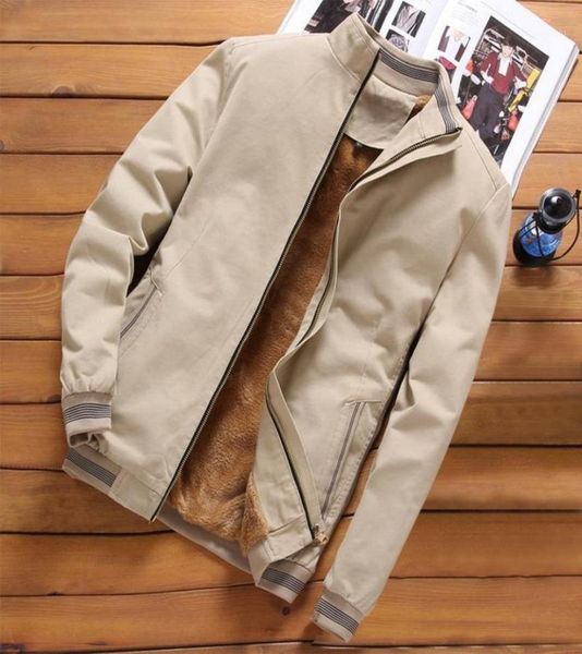 men039s jackets wenyujh fleece thick warm jacket mens 2021 autumn winter bomber casual coats male outerwear m4xl5615600, Black;brown
men039s jackets wenyujh fleece thick warm jacket mens 2021 autumn winter bomber casual coats male outerwear m4xl5615600, Black;brown