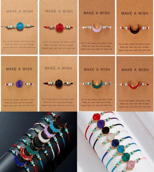 adjustable crescent natural stone charm bracelets for women resin moon make a wish card bracelet simple design fashion jewelry gif2044007, Golden;silver
adjustable crescent natural stone charm bracelets for women resin moon make a wish card bracelet simple design fashion jewelry gif2044007, Golden;silver