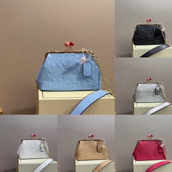 new cherry clip bag pink designer bags womens purse chain crossbody luxurys handbags lady vintage print blue shoulder bag purse 230814
new cherry clip bag pink designer bags womens purse chain crossbody luxurys handbags lady vintage print blue shoulder bag purse 230814