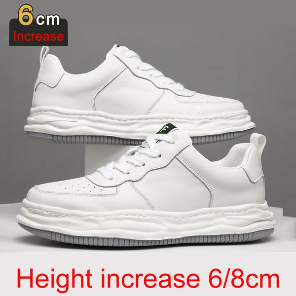 dress shoes men casual sneakers elevator luxury leather white sports board for man insole 8cm 6cm height increased loafers 230823, Black
dress shoes men casual sneakers elevator luxury leather white sports board for man insole 8cm 6cm height increased loafers 230823, Black
