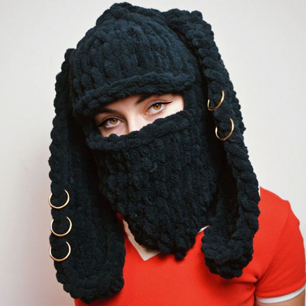 beanie/skull caps winter women's bomber hats plush hat cute balaclava with bunny ears funny hat for skiing hiking autumn creative warm, Blue;gray
beanie/skull caps winter women's bomber hats plush hat cute balaclava with bunny ears funny hat for skiing hiking autumn creative warm, Blue;gray
