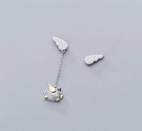 mloveacc genuine 925 sterling feather fairy wings flying pig stud earrings for women fashion silver jewelry2495698, Golden;silver
mloveacc genuine 925 sterling feather fairy wings flying pig stud earrings for women fashion silver jewelry2495698, Golden;silver