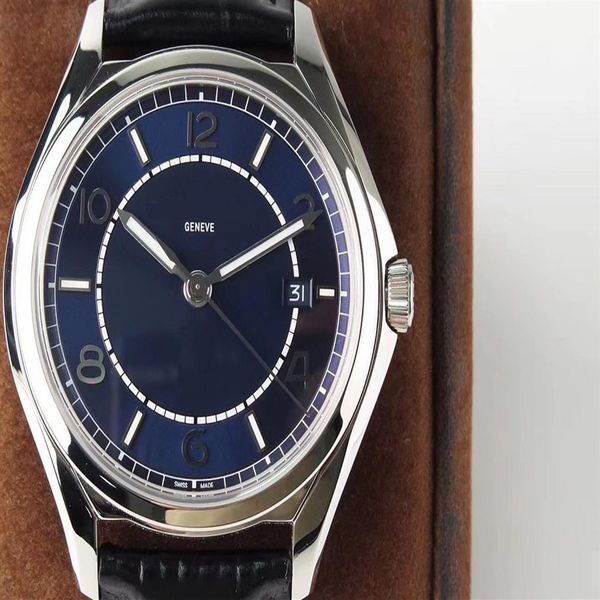 40mm sapphire men watch automatic mechanical quality genuine leather strap 1326 movement business casual wristwatch 4600e199a, Slivery;brown
40mm sapphire men watch automatic mechanical quality genuine leather strap 1326 movement business casual wristwatch 4600e199a, Slivery;brown