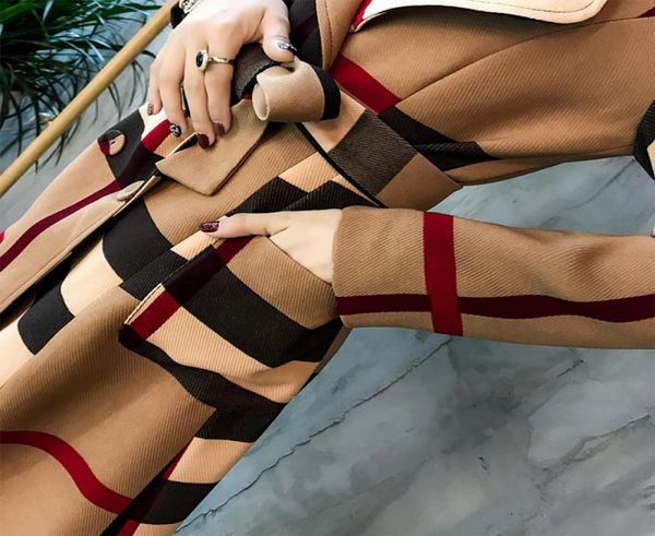 fashion2018 winter women vintage lattice slim long plaid coatprintm women double breasted coat casaco sobretudo feminino trench2943365, Tan;black
fashion2018 winter women vintage lattice slim long plaid coatprintm women double breasted coat casaco sobretudo feminino trench2943365, Tan;black