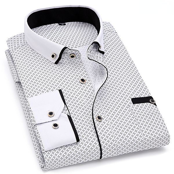 men's casual shirts floral button down men shirt brand 2023 male long sleeve slim fit black man clothes dress 230822, White;black
men's casual shirts floral button down men shirt brand 2023 male long sleeve slim fit black man clothes dress 230822, White;black