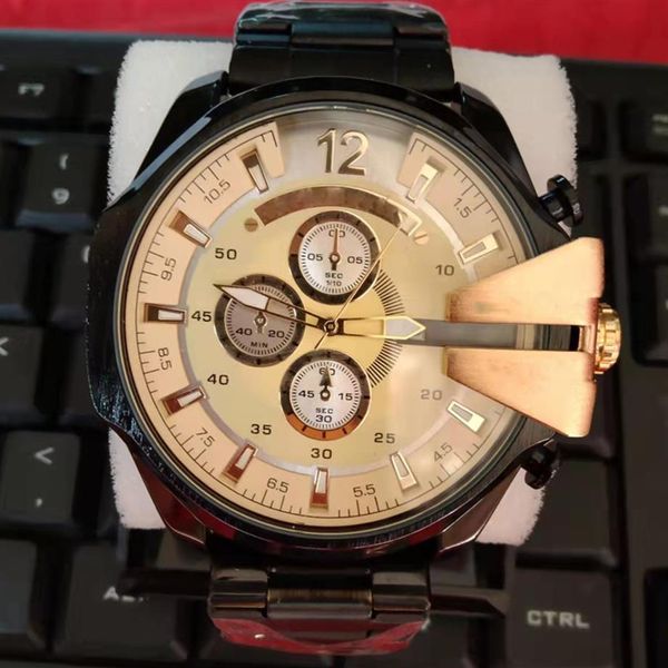 luxury mens watch dz4318 large dial stainless steel quartz with calendar men watches wristwatches montres pour hommes247x, Slivery;brown
luxury mens watch dz4318 large dial stainless steel quartz with calendar men watches wristwatches montres pour hommes247x, Slivery;brown