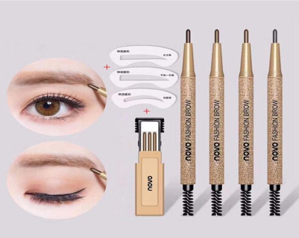 3pcset makeup waterproof eyebrow pencil with 3pcs pencil refill 3pcs eye template eye brow make up tools kits8454411
3pcset makeup waterproof eyebrow pencil with 3pcs pencil refill 3pcs eye template eye brow make up tools kits8454411