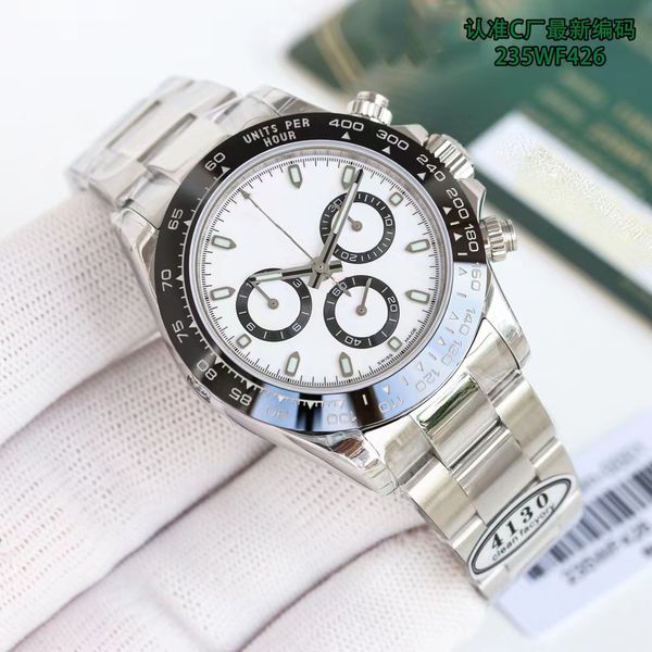 clean factory v11 deluxe luxury watch mens watches sapphire chronograph watches eta 4130 ceramic bezel 116500 model 904l case stainless stee, Slivery;brown
clean factory v11 deluxe luxury watch mens watches sapphire chronograph watches eta 4130 ceramic bezel 116500 model 904l case stainless stee, Slivery;brown