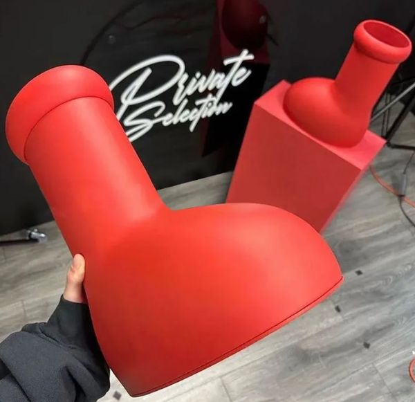 big red boots astro boy boot cartoon into real life fashion mens women rainboots thick bottom rubber platform oversized shoes knee boots rou, Black
big red boots astro boy boot cartoon into real life fashion mens women rainboots thick bottom rubber platform oversized shoes knee boots rou, Black