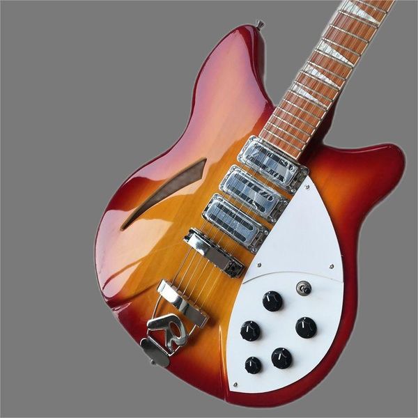 12-string 360 electric guitar, cs color r bridge, can be customized according to your requirements
12-string 360 electric guitar, cs color r bridge, can be customized according to your requirements