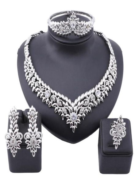 african crystal jewelry set fashion indian jewelry sets bridal wedding party elegant women necklace bracelet earrings ring8764047, Slivery;golden
african crystal jewelry set fashion indian jewelry sets bridal wedding party elegant women necklace bracelet earrings ring8764047, Slivery;golden