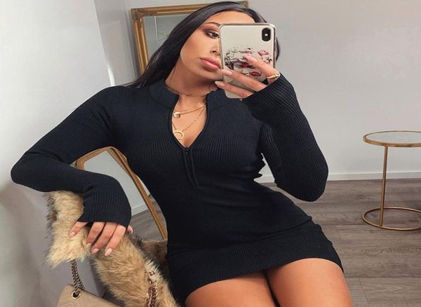 women street style dresses bodycon ribbed dress new stand collar zipper deep vneck solid stretch bodycon pencil party mini vestid7239144, Black;pink
women street style dresses bodycon ribbed dress new stand collar zipper deep vneck solid stretch bodycon pencil party mini vestid7239144, Black;pink
