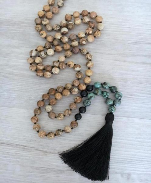 pendant necklaces 108 mala bead necklace african turquoises onyx hand knotted men039s prayer yoga meditation2968085, Silver
pendant necklaces 108 mala bead necklace african turquoises onyx hand knotted men039s prayer yoga meditation2968085, Silver