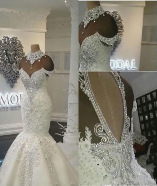 2021 luxury dubai arabic mermaid wedding dresses bridal gowns high neck illusion lace appliques crystal beaing plus size tull7352893, White
2021 luxury dubai arabic mermaid wedding dresses bridal gowns high neck illusion lace appliques crystal beaing plus size tull7352893, White