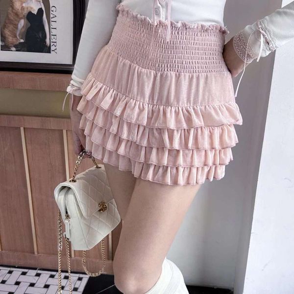 item title summer skirts girly lace puff cake skirt high waist short trend with underpants, Black
item title summer skirts girly lace puff cake skirt high waist short trend with underpants, Black