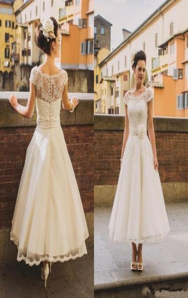 2019 lace beaded charming wedding dresses illusion neck cap sleeves bridal gowns ankle length plus size wedding party dresse4511076, White
2019 lace beaded charming wedding dresses illusion neck cap sleeves bridal gowns ankle length plus size wedding party dresse4511076, White