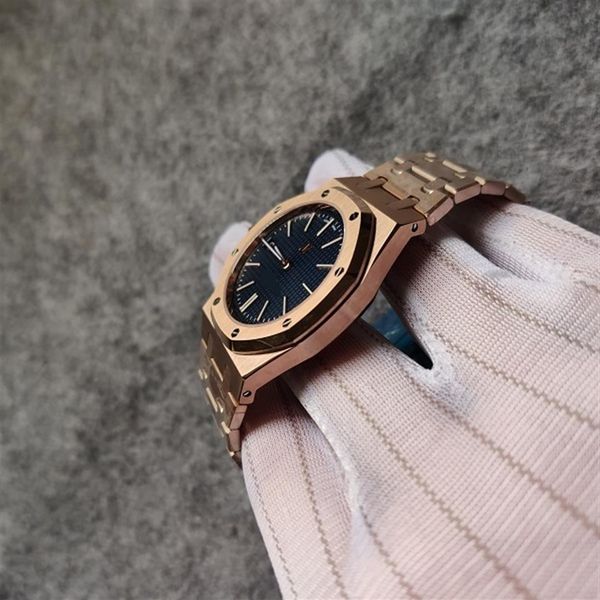 39mm extra thin watch men's watches mens ss bracelet wristwatch 15202 automatic cal 2121 movement dress business 206n, Slivery;brown
39mm extra thin watch men's watches mens ss bracelet wristwatch 15202 automatic cal 2121 movement dress business 206n, Slivery;brown