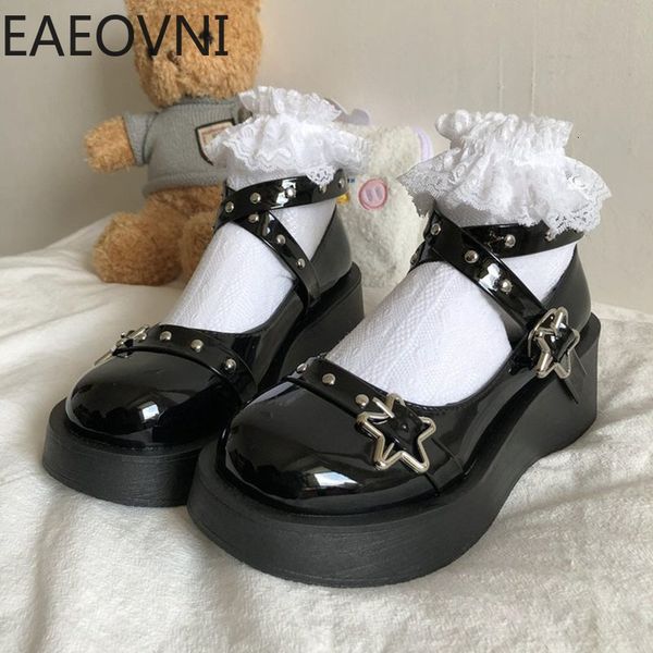 dress shoes 2023 designer lolita shoe pumps fashion shallow buckle ladies elegant thick bottom wedges mary jane 230823, Black
dress shoes 2023 designer lolita shoe pumps fashion shallow buckle ladies elegant thick bottom wedges mary jane 230823, Black