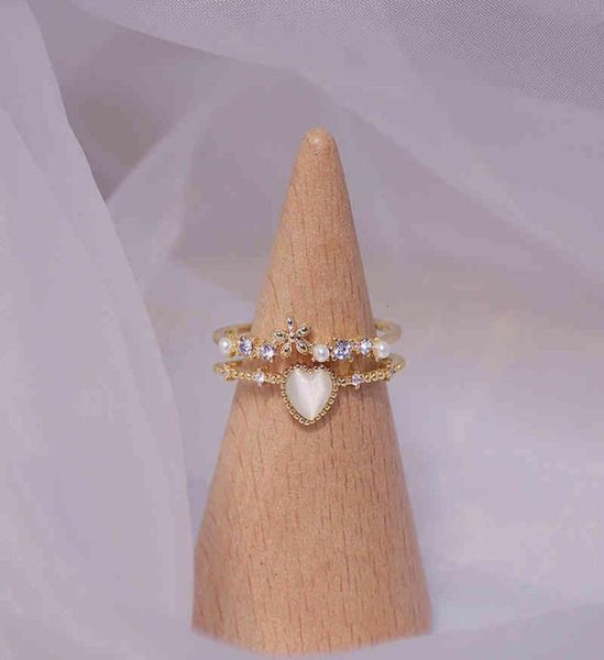 delicate cat eye zircon heart shape double for women flower pearl solitaire ring bague daily date party jewelry accessories1498674, Golden;silver
delicate cat eye zircon heart shape double for women flower pearl solitaire ring bague daily date party jewelry accessories1498674, Golden;silver