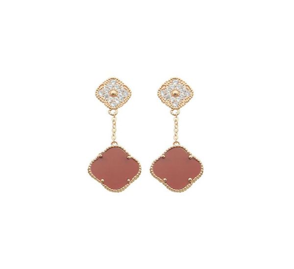 12 mixed styles women luxury designer stud double fourleaf flowers full diamonds fashion earrings titanium steel logo6253670, Golden;silver
12 mixed styles women luxury designer stud double fourleaf flowers full diamonds fashion earrings titanium steel logo6253670, Golden;silver