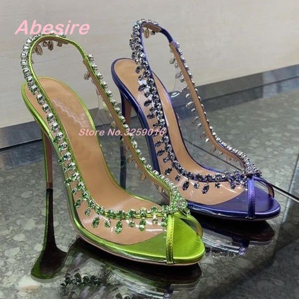 dress shoes pvc crystals slingback pumps peep toe stiletto heels slip on sandals for women summer 2023 solid party 230823, Black
dress shoes pvc crystals slingback pumps peep toe stiletto heels slip on sandals for women summer 2023 solid party 230823, Black