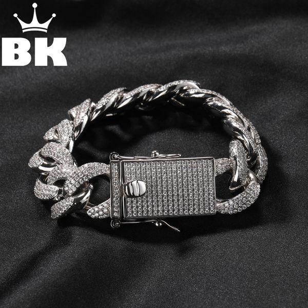 charm bracelets the bling king classic 18mm miami cuban bracelet for men micro paved out 5a cubic zirconia big bubble link chain hip hop jew, Golden;silver
charm bracelets the bling king classic 18mm miami cuban bracelet for men micro paved out 5a cubic zirconia big bubble link chain hip hop jew, Golden;silver