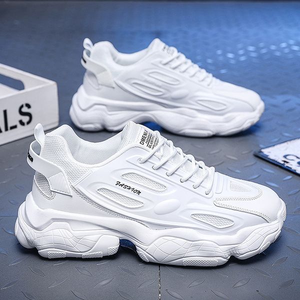 height increasing shoes men's platform sneakers trendy mesh breathable casual shoes men korean style comfortable running shoes tenis pa, Black;white
height increasing shoes men's platform sneakers trendy mesh breathable casual shoes men korean style comfortable running shoes tenis pa, Black;white