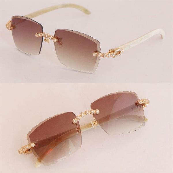original white genuine natural buffalo horn rimless sunglasses womans 3524012 moissanite diamond set glasses men square sun glasse2860, White;black
original white genuine natural buffalo horn rimless sunglasses womans 3524012 moissanite diamond set glasses men square sun glasse2860, White;black