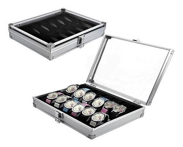 metal case 612 grid slots wrist watch display case storage holder organizer watch case jewelry dispay watch box t2006329668, Black;blue
metal case 612 grid slots wrist watch display case storage holder organizer watch case jewelry dispay watch box t2006329668, Black;blue