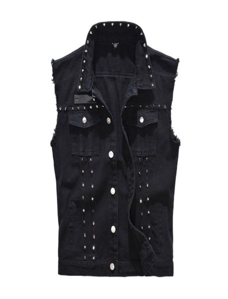 men039s vests denim vest men punk rock rivet cowboy black jeans waistcoat 2208234710610, Black;white
men039s vests denim vest men punk rock rivet cowboy black jeans waistcoat 2208234710610, Black;white