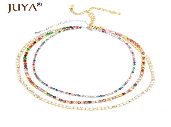 juya trendy rainbow color necklaces delicate cubic zirconia choker for women girls jewelry bohemian tennis chain for lovers gift3887978, Golden;silver
juya trendy rainbow color necklaces delicate cubic zirconia choker for women girls jewelry bohemian tennis chain for lovers gift3887978, Golden;silver