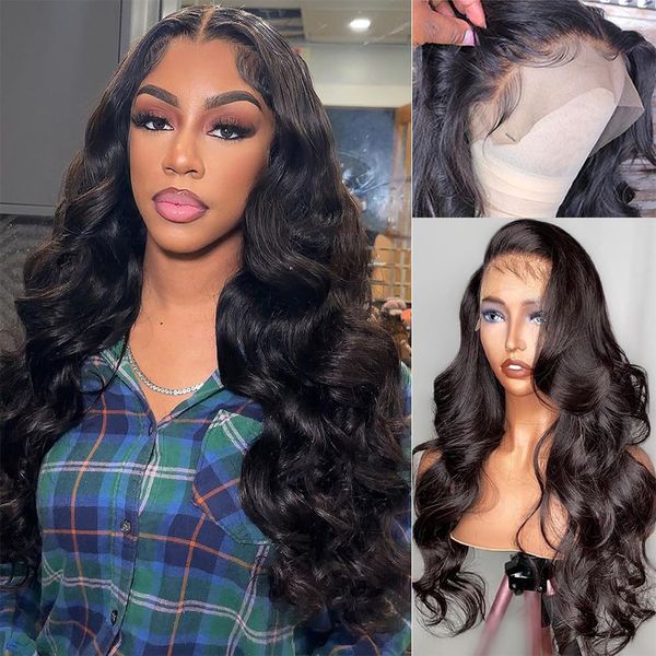 30Inch Body Wave Transparent 13x6 Lace Front Human Hair Wigs Remy Raw Indian Wavy 13x4 HD Lace Frontal Wig for Women Closure Wig, Natural color
30Inch Body Wave Transparent 13x6 Lace Front Human Hair Wigs Remy Raw Indian Wavy 13x4 HD Lace Frontal Wig for Women Closure Wig, Natural color