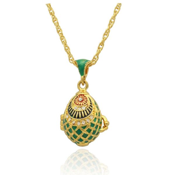 green enamel fish shape faberge egg pendant locket easter egg for russian style necklace with crystal and gold plated chain4880007, Silver
green enamel fish shape faberge egg pendant locket easter egg for russian style necklace with crystal and gold plated chain4880007, Silver