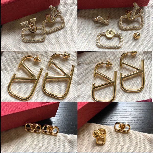 r valentino earrings fashion high edition v gold letter geometric fashion simple and advanced earrings for women valentine's day access, Golden
r valentino earrings fashion high edition v gold letter geometric fashion simple and advanced earrings for women valentine's day access, Golden