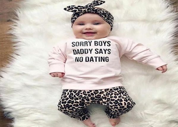 clothing sets autumn baby girl clothes pants headband 3pcs toddler fashion leopard print born infant pink outfits suit2063566, White
clothing sets autumn baby girl clothes pants headband 3pcs toddler fashion leopard print born infant pink outfits suit2063566, White